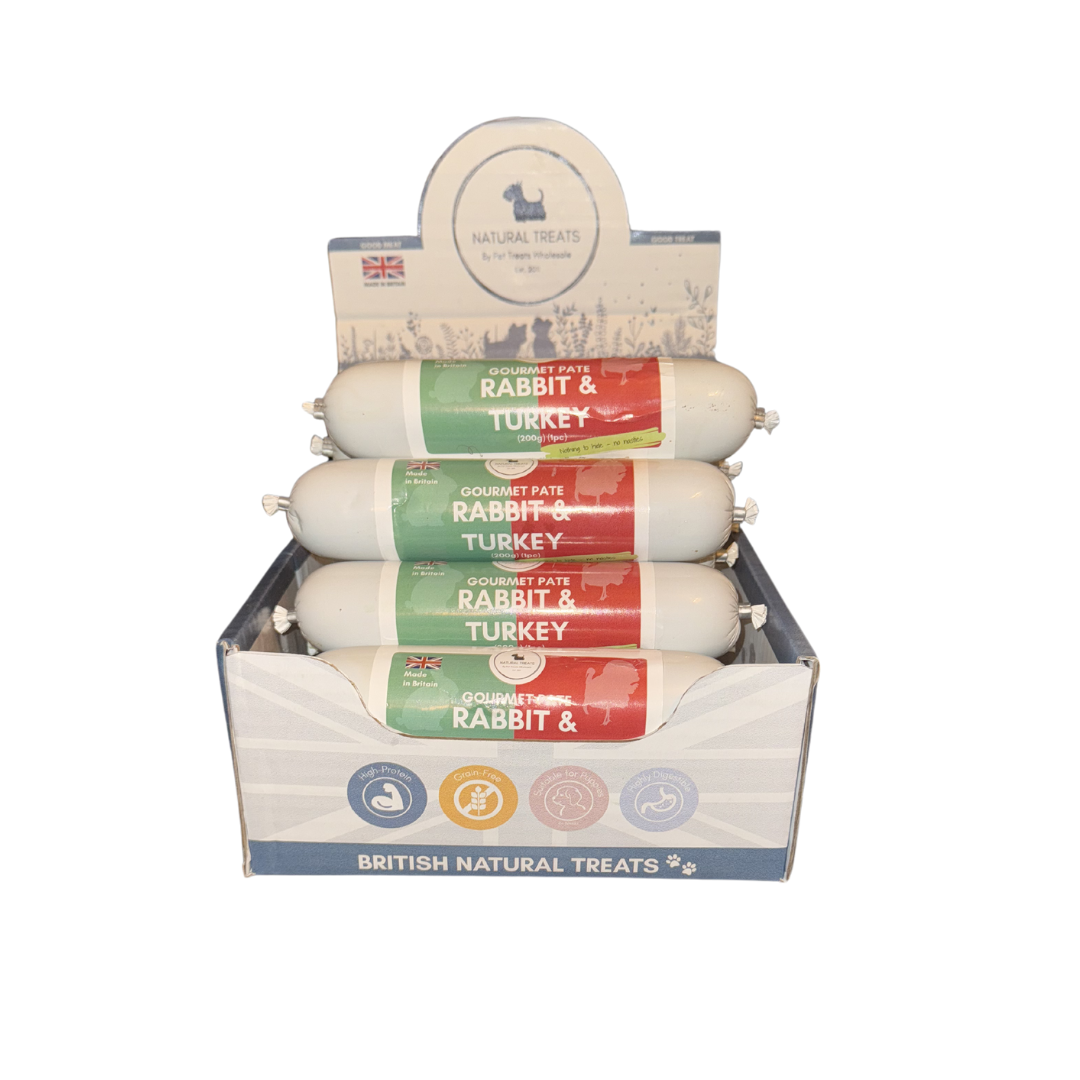 Turkey & Rabbit Gourmet Pate by Natural Treats 200g