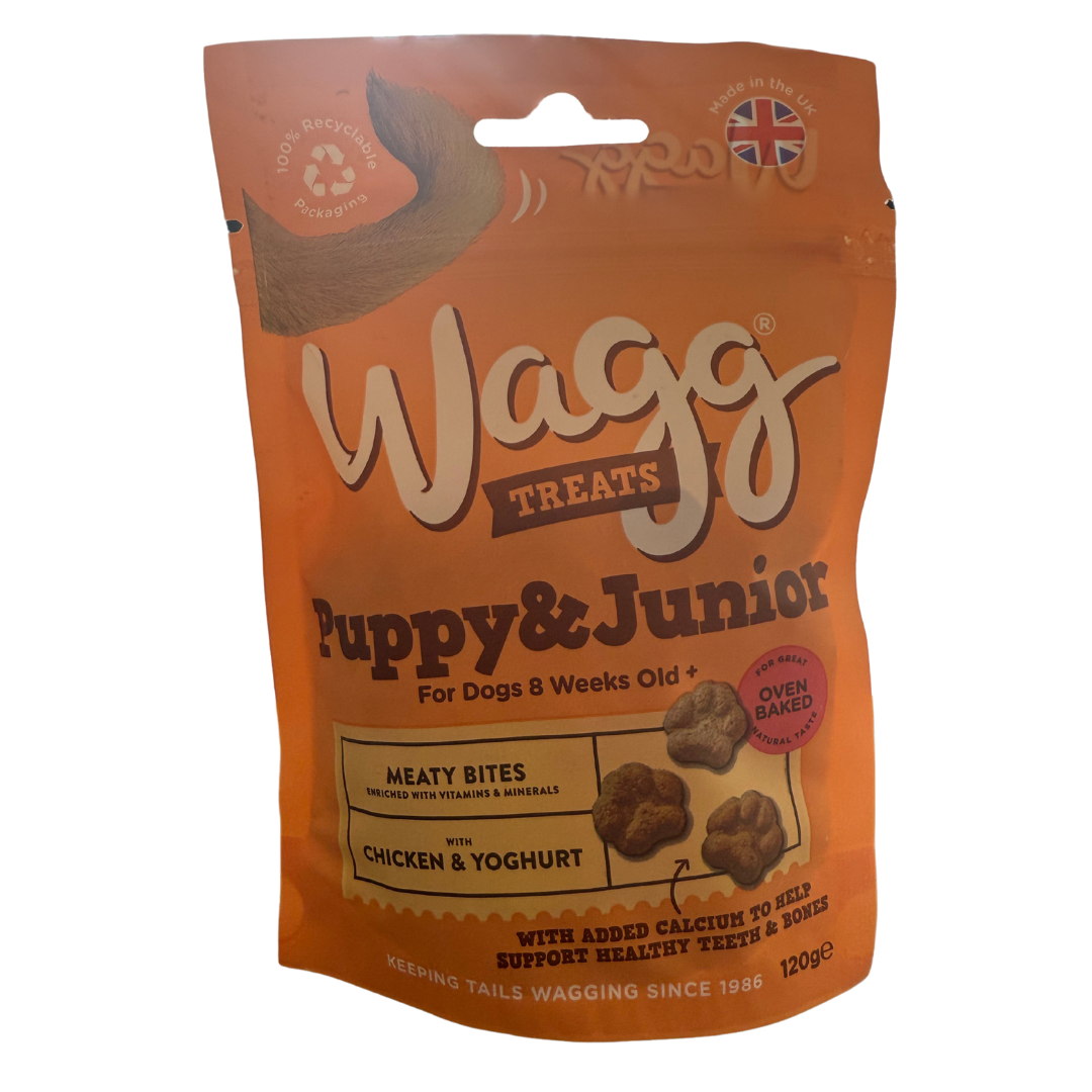 Wagg Puppy & Junior Training Treats. Chicken & Yoghurt Flavour