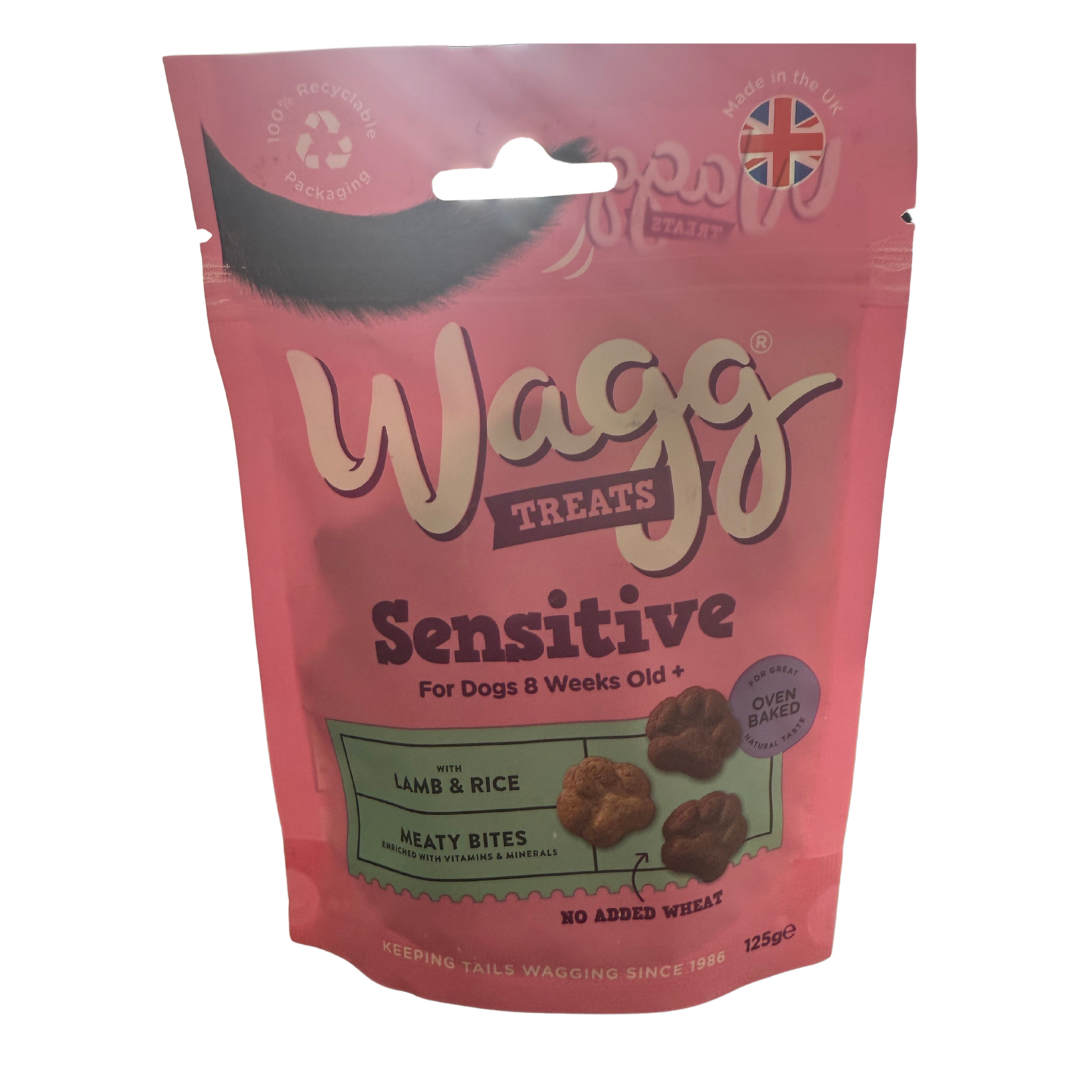 Wagg Treats Sensitive Lamb & Rice Meaty Bites