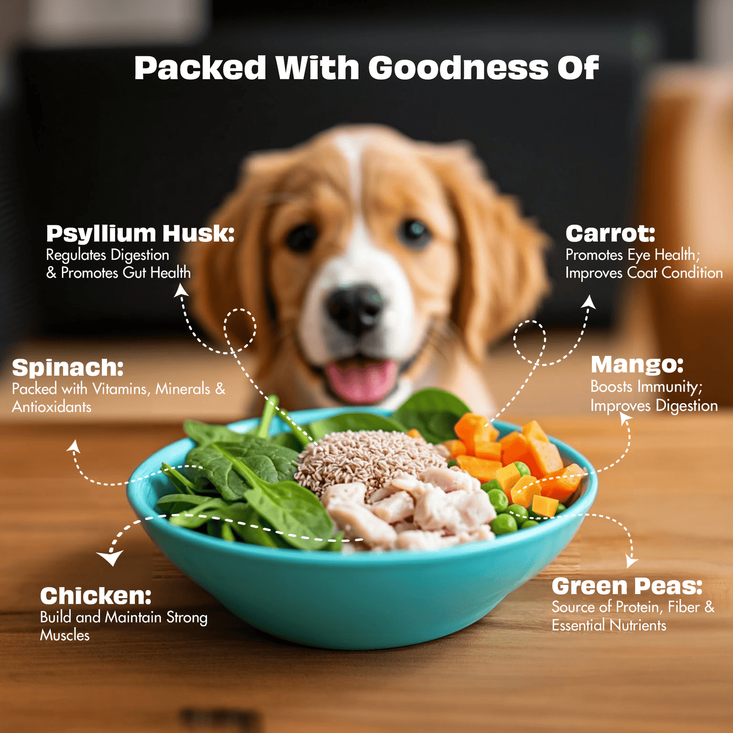 Pawfect Foods - Pawfect Nature's Feast Freeze-Dried Dog Treat - Chicken with Asian Greens - 50g