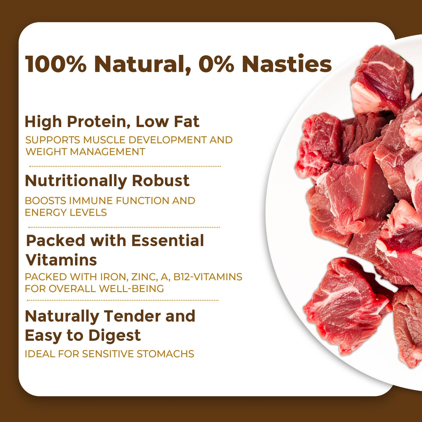 Pawfect Foods - Pawfect Nature's Feast Freeze-Dried Cat Treat- Lamb Meat - 50g